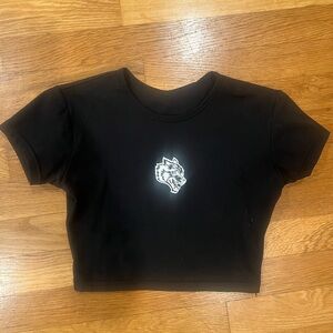 Darc Spot Cropped Shirt